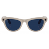 Умные очки Ray-Ban Meta* Skyler Gen 2 Shiny Chalky Grey, Фотохромные линзы Clear to Sapphire Transitions (RW4014)
